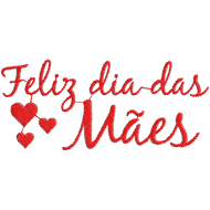 Matriz de Bordado Feliz Dia Das Mãe 